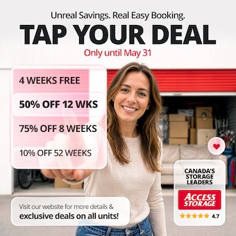 Access Storage - Clairville Promotion